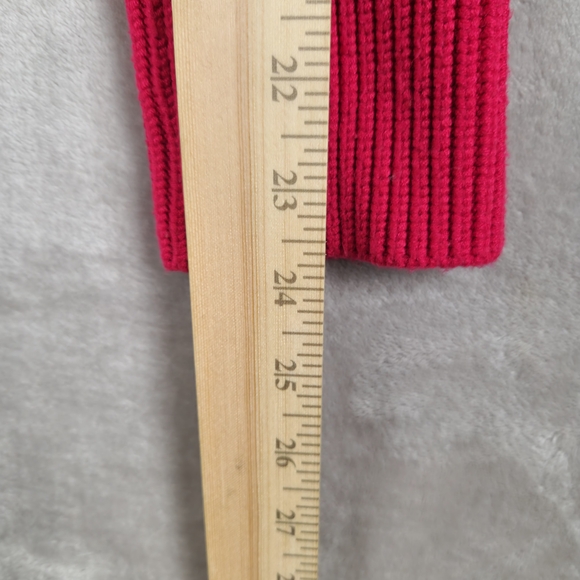 Zara Cropped Oversized Fuchsia Turtleneck Sweater Size S - Picture 9 of 12